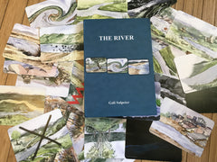 A spread of The River Cards featuring symbolic river imagery, used by therapists for individual and group therapy sessions.