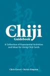 Cover of 'The Chiji Guidebook' featuring a blue background with text, which is a book companion to Chiji Cards facilitating group experiences using visual prompts.