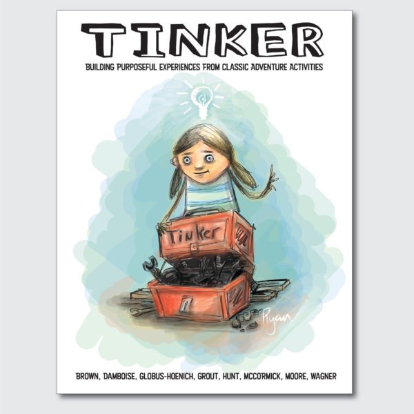 Cover of 'Tinker' by the High 5 Facilitation Team, featuring imaginative illustrations that capture the spirit of adventure and collaboration.
