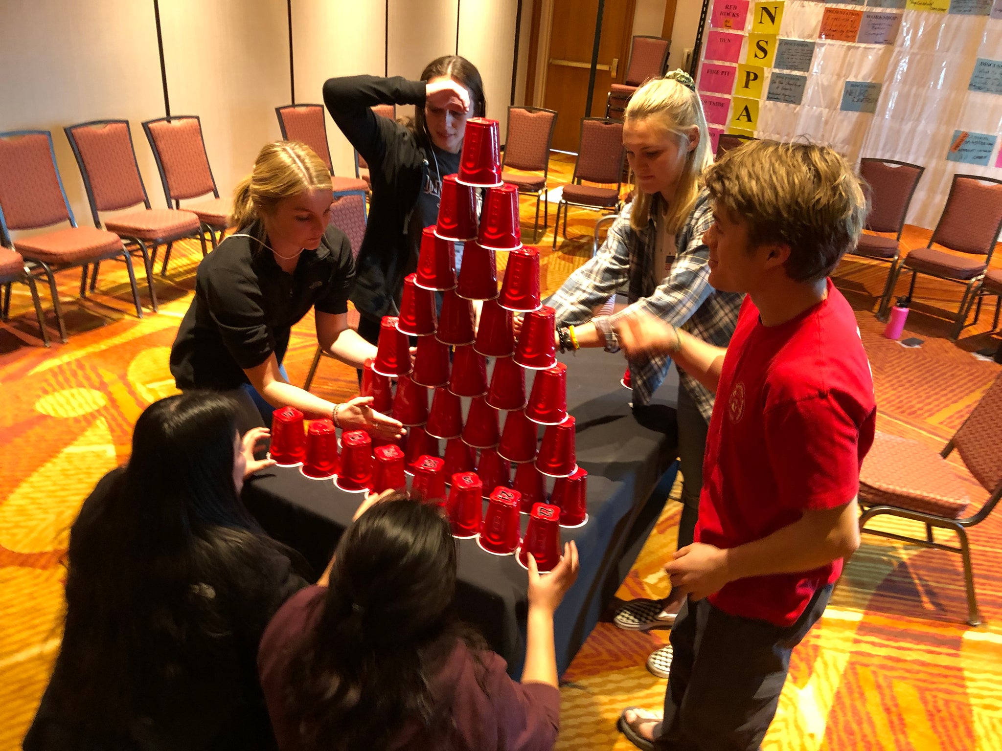 Team Building Activities Cups Cup It Up - Team Building with Cups | Training Wheels Gear